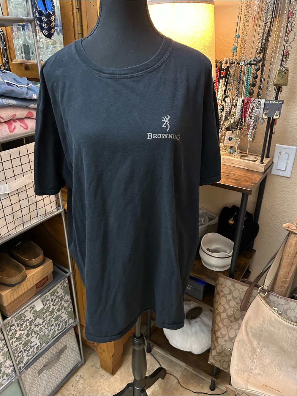 Browning Black Short-Sleeve Logo Tee